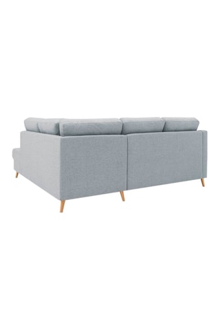 Canapé d'angle droit convertible Sweden - Gris - Couchage 130 x 200 cm