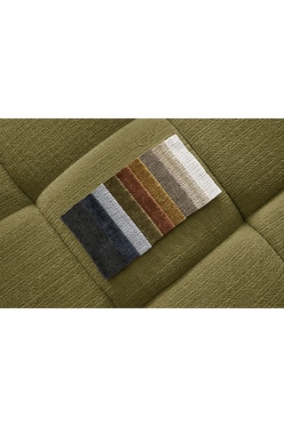 Hoekzetel Links Ivane - Kaki - 3 Zitplaatsen - Getextureerde stof