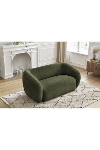 Zetel Celine - Groen - 2 Zitplaatsen - Stof