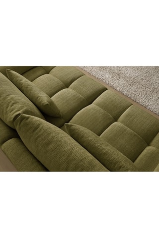 Zetel Ivane Kaki - 3 Zitplaatsen - Getextureerd stof