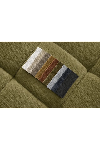 Zetel Ivane Kaki - 3 Zitplaatsen - Getextureerd stof