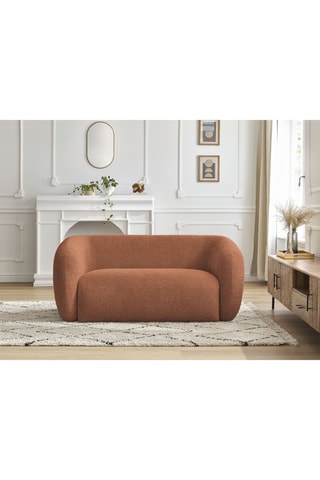 Zetel Celine - Oranje - 2 Zitplaatsen - Stof