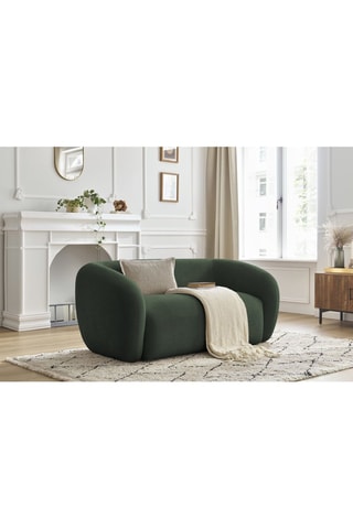 Zetel Celine - Groen - 2 Zitplaatsen - Stof