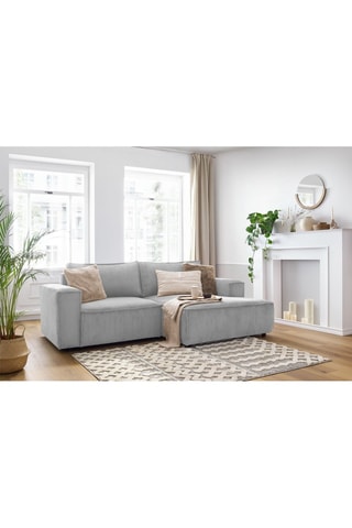 Hoekzetel rechts Nihad compact - 
Lichtgrijs