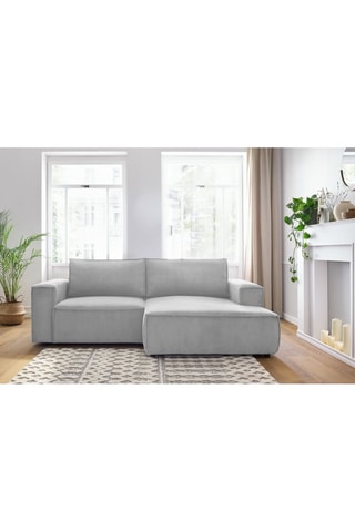 Hoekzetel rechts Nihad compact - 
Lichtgrijs