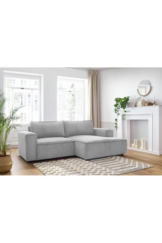 Hoekzetel rechts Nihad compact - 
Lichtgrijs