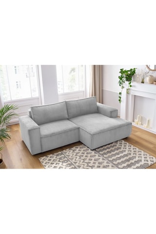 Hoekzetel rechts Nihad compact - 
Lichtgrijs