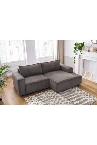 Hoekzetel rechts Nihad - Taupe