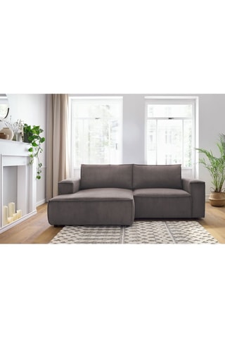 Hoekzetel Links Nihad - Taupe