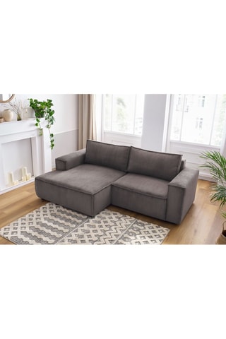 Hoekzetel Links Nihad - Taupe