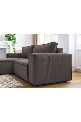 Hoekzetel Links Nihad - Taupe