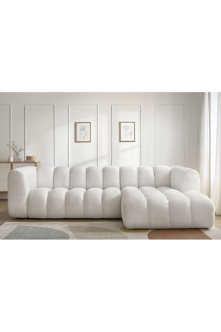 Hoekzetel Rechts Talia - Wit