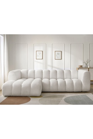 Hoekzetel Links Talia - Wit