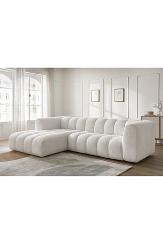 Hoekzetel Links Talia - Wit