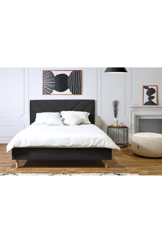 Lit Romane - Gris foncé