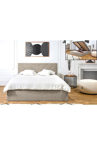 Lit-coffre Romane - Beige