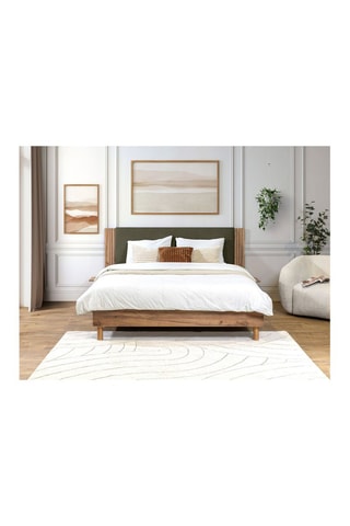 Lit avec sommier en bois Lior