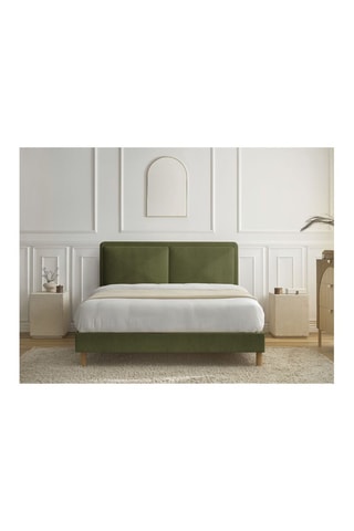 Massief Sparrenhouten en Houten Bed met Lattenbodem Mara