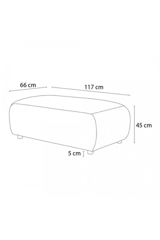 Pouf Jeanne - Taupe - En tissu velours