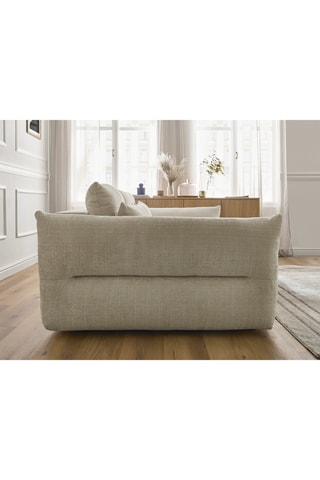 Canapé Neil - Beige - 4 places - En tissu texturé