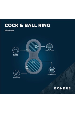 Anel peniano vibratório - Cinzento