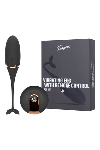 Ovo vibratório - Preto - 14 cm