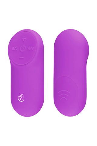 Ovo vibratório telecomandado waterproof  - Violeta - 3,5 cm