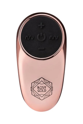 Ovo vibratório - Dourado rosa - 7 cm