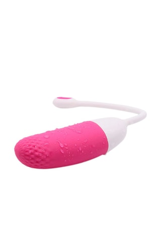 Ovo vibratório Vini Fúcsia e branco