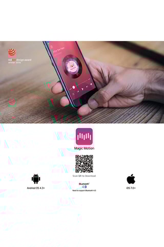 Vibrador portátil Fúcsia