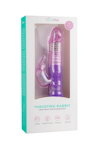 Vibrador Rabbit EasyToys Violeta - 21,5 cm