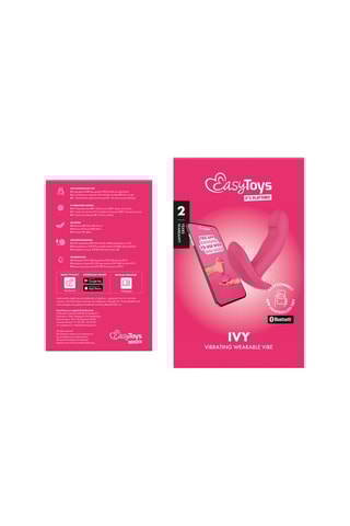 Vibrador portátil Ivy - Rosa - 11,5 cm