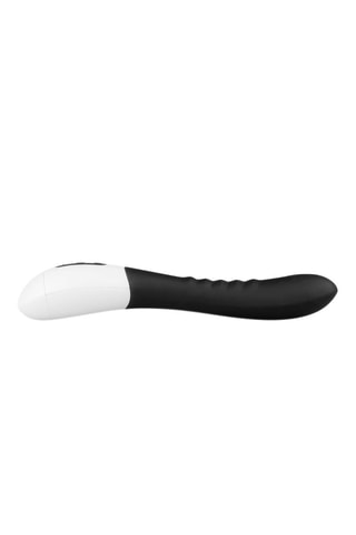 Vibrador Ponto G Teazers Preto e branco - 13 cm