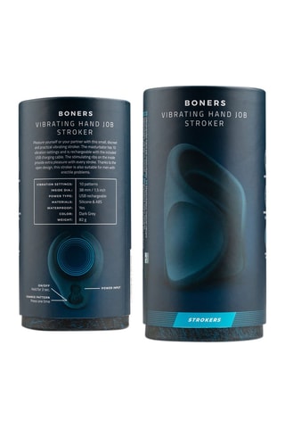 Masturbador vibratório  Cinzento