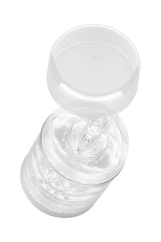 Masturbador Dubbelzijdige - Transparente - 11 cm