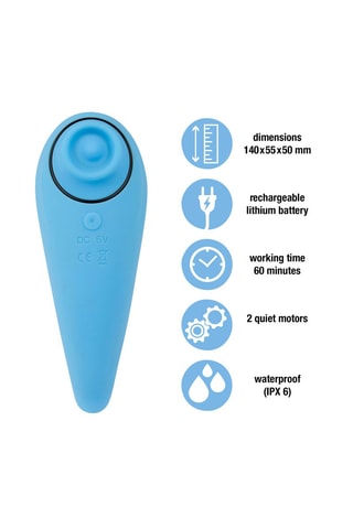 Clitorale Stimulator - Blauw