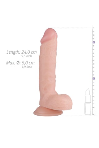 Godemiché realista Real Fantasy - Nude - 18 cm