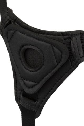 Arnês strap-on - Preto - 13,5 cm