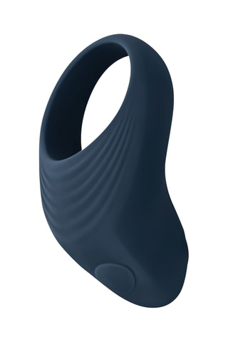 Anel vibratório para pénis Boners - Azul-marinho