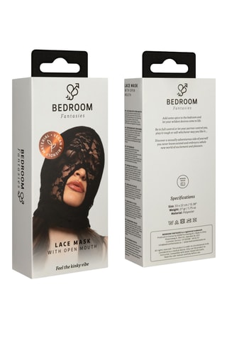 Balaclava em renda - Preto