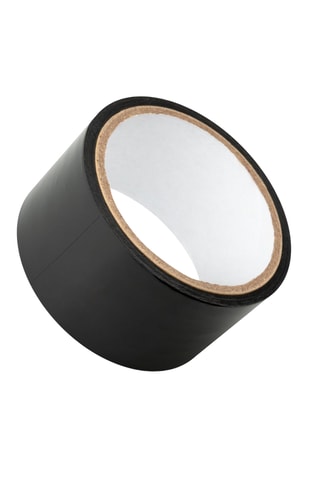 Fita adesiva de bondage de 10 m - Preto