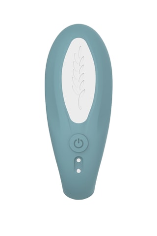 Vibrador em C-shape Bloom Jasmine - Verde - 9,2 cm