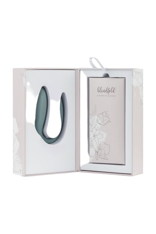 Vibrador em C-shape Bloom Jasmine - Verde - 9,2 cm