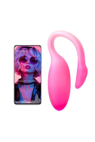 Ovo vibratório e treinador Kegel Magic Flamingo Max - Rosa