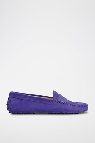 Mocassins en cuir - Violet