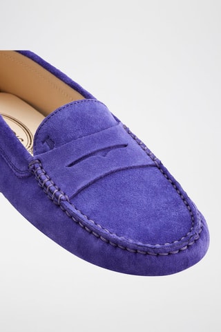 Mocassins en cuir - Violet