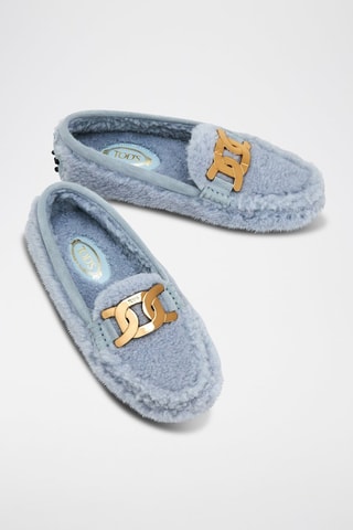 Mocassins en cuir - Ciel