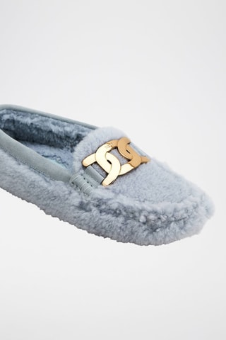 Mocassins en cuir - Ciel