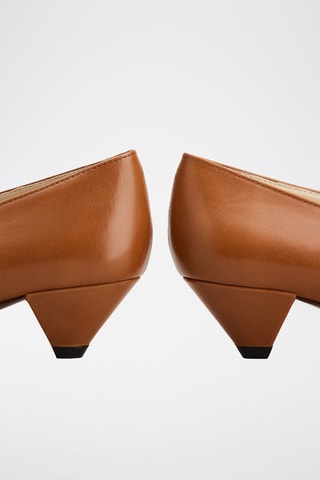 Escarpins en cuir - Marron