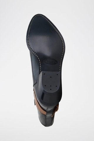 Bottines en cuir - Noir